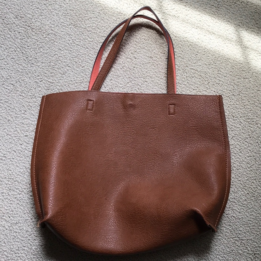 Nordstrom Reversible Leather Tote